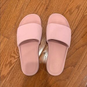 lululemon athletica Light Pink Slide Sandals